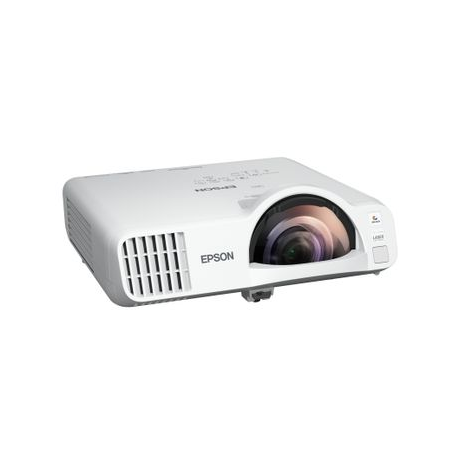 Epson EB-L200SW - 3LCD projector - 3800 lumens (white) - 3800 lumens (colour) - WXGA (1280 x 800) - 16:10 - 720p - short-throw fixed lens - 802.11a / b / g / n / ac wireless / LAN / Miracast - white - 3