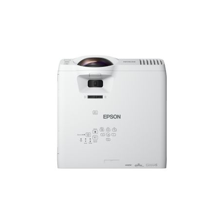 Epson EB-L200SW - 3LCD projector - 3800 lumens (white) - 3800 lumens (colour) - WXGA (1280 x 800) - 16:10 - 720p - short-throw fixed lens - 802.11a / b / g / n / ac wireless / LAN / Miracast - white - 5