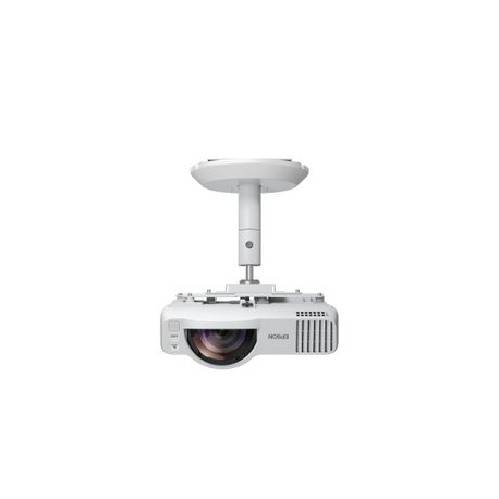 Epson EB-L200SW - 3LCD projector - 3800 lumens (white) - 3800 lumens (colour) - WXGA (1280 x 800) - 16:10 - 720p - short-throw fixed lens - 802.11a / b / g / n / ac wireless / LAN / Miracast - white - 8