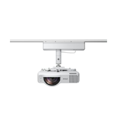 Epson EB-L200SW - 3LCD projector - 3800 lumens (white) - 3800 lumens (colour) - WXGA (1280 x 800) - 16:10 - 720p - short-throw fixed lens - 802.11a / b / g / n / ac wireless / LAN / Miracast - white - 10