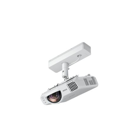 Epson EB-L200SW - 3LCD projector - 3800 lumens (white) - 3800 lumens (colour) - WXGA (1280 x 800) - 16:10 - 720p - short-throw fixed lens - 802.11a / b / g / n / ac wireless / LAN / Miracast - white - 11