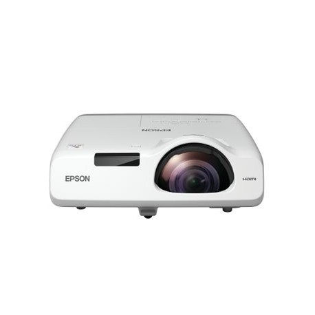 Epson EB-L200SW - 3LCD projector - 3800 lumens (white) - 3800 lumens (colour) - WXGA (1280 x 800) - 16:10 - 720p - short-throw fixed lens - 802.11a / b / g / n / ac wireless / LAN / Miracast - white - 15