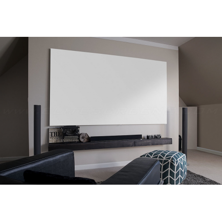 Elite Screens Aeon Series AR100WH2 - Projection screen - wall mountable - 100" (254 cm) - 16:9 - CineWhite - black - 5