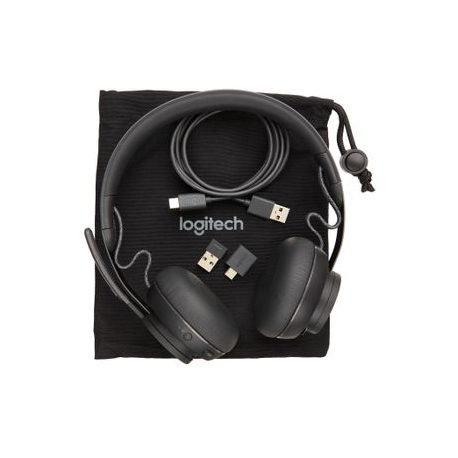 Logitech Zone Wireless MS - Headset - on-ear - Bluetooth - wireless - active noise cancelling - 4