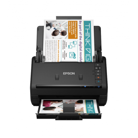 Epson WorkForce ES-500W II - Document scanner - Contact Image Sensor (CIS) - Duplex - 215.9 x 6069 mm - 600 dpi x 600 dpi - up to 35 ppm (mono)  /  up to 35 ppm (colour) - ADF (100 sheets) - up to 4000 scans per day - USB 3.0, Wi-Fi(n) - 3