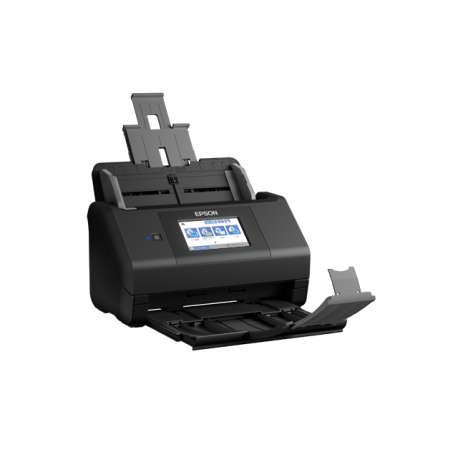 Epson WorkForce ES-580W - Document scanner - Contact Image Sensor (CIS) - Duplex - 215.9 x 6096 mm - 600 dpi x 600 dpi - up to 35 ppm (mono)  /  up to 35 ppm (colour) - ADF (100 sheets) - up to 4000 scans per day - USB 3.0, Wi-Fi(ac) - 1