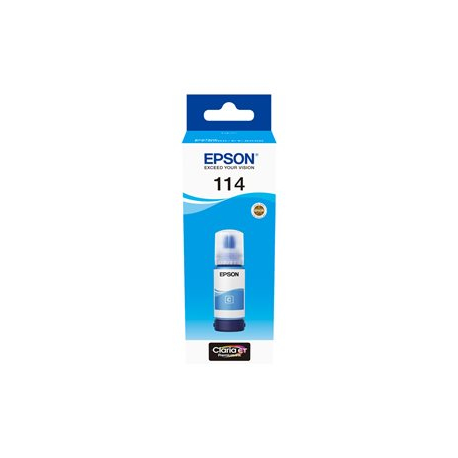 Epson 114 - 70 ml - cyan - original - ink refill - for EcoTank ET-8500 - 2