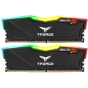 T-Force DELTA RGB - DDR4 - kit - 16 GB: 2 x 8 GB - DIMM 288-pin - 3600 MHz / PC4-28800 - CL18 - 1.35 V - unbuffered - non-ECC - black