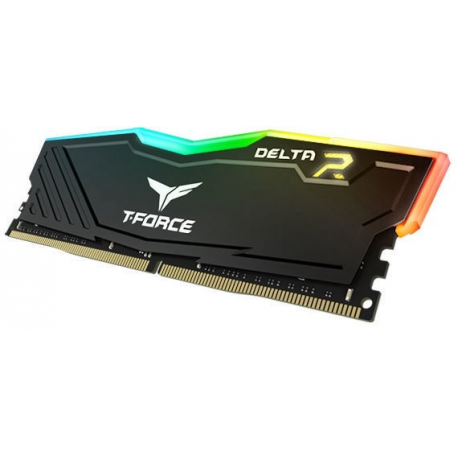 T-Force DELTA RGB - DDR4 - kit - 16 GB: 2 x 8 GB - DIMM 288-pin - 3600 MHz / PC4-28800 - CL18 - 1.35 V - unbuffered - non-ECC - black - 3