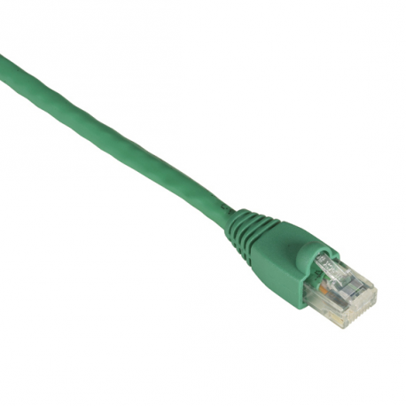 Black Box GigaTrue 550 - Patch cable - RJ-45 (M) to RJ-45 (M) - 1.2 m - CAT 6 - booted, snagless, stranded - green - 2