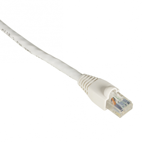 Black Box GigaTrue 550 - Patch cable - RJ-45 (M) to RJ-45 (M) - 2.1 m - CAT 6 - booted, snagless, stranded - white - 2