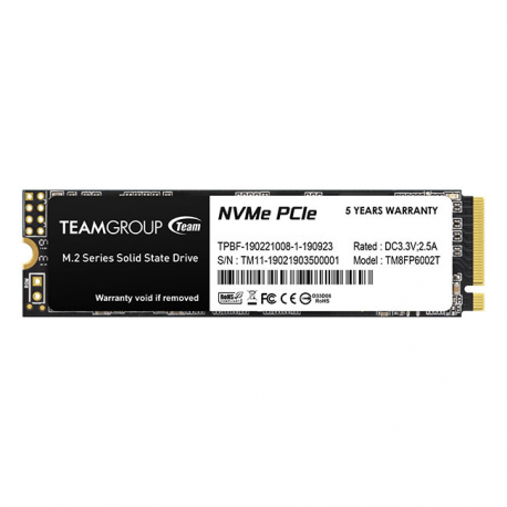 Team Group MP33 - SSD - 512 GB - internal - M.2 2280 - PCIe 3.0 x4 (NVMe) - blue / black - 2