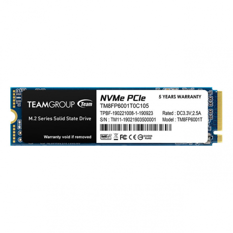 Team Group MP33 - SSD - 1 TB - internal - M.2 2280 - PCIe 3.0 x4 (NVMe) - 1