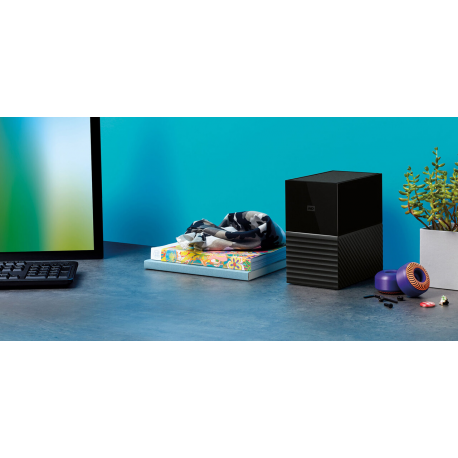 WD My Book Duo WDBFBE0360JBK - Hard drive array - 36 TB - 2 bays - HDD 18 TB x 2 - USB 3.1 Gen 1 (external) - 1