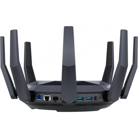 ASUS RT-AX89X - Wireless router - 8-port switch - 10 GigE - WAN ports: 2 - 802.11a/b/g/n/ac/ax - Dual Band - 3
