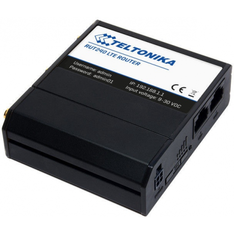 Teltonika RUT240 - Wireless router - WWAN - 802.11b/g/n - 2.4 GHz - DIN rail mountable - 0
