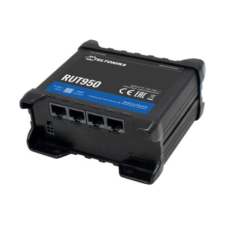 Teltonika RUT950 - Wireless router - WWAN - 4-port switch - 802.11b / g / n - 2.4 GHz - DIN rail mountable - 0