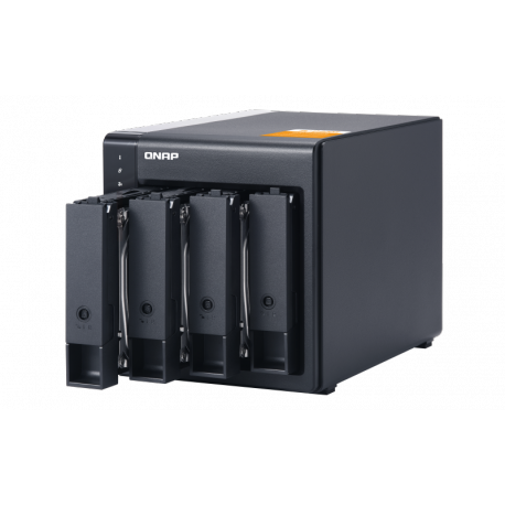 QNAP TL-D400S - Hard drive array - 4 bays (SATA-600) - SATA 6Gb/s (external) - 2