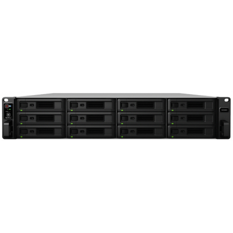 Synology SA3200D - NAS server - 12 bays - rack-mountable - RAID 0, 1, 5, 6, 10, JBOD, RAID F1 - RAM 16 GB - Gigabit Ethernet / 10 Gigabit Ethernet - iSCSI - 2U - 1