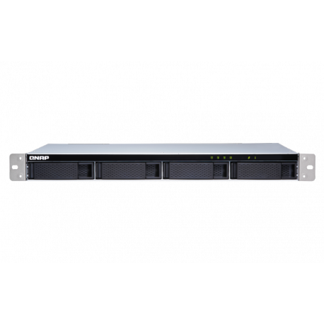 QNAP TL-R400S - Hard drive array - 4 bays (SATA-600) - SATA 6Gb/s (external) - rack-mountable - 1U - 1