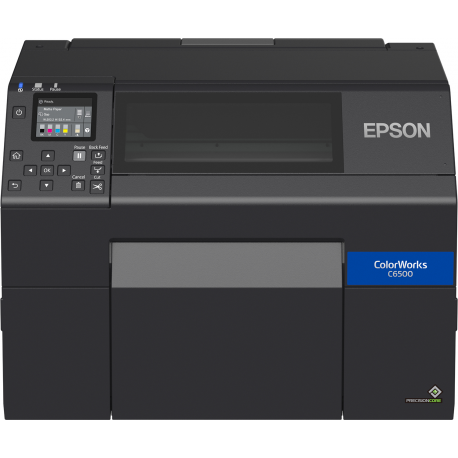 Epson ColorWorks CW-C6500Ae - Label printer - colour - ink-jet - Roll (21.59 cm) - 1200 x 1200 dpi - up to 85 mm / sec (mono)  /  up to 85 mm / sec (colour) - USB 2.0, LAN, USB 2.0 host - cutter - 1