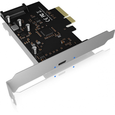 RaidSonic ICY BOX IB-PCI1901-C32 - USB adapter - PCIe 3.0 x4 - USB-C 3.2 Gen 2x2 x 1 - black - 0