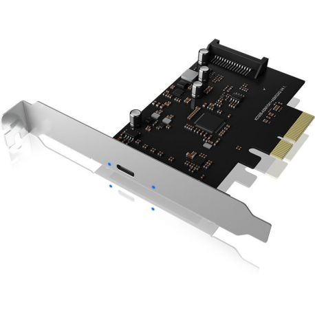 RaidSonic ICY BOX IB-PCI1901-C32 - USB adapter - PCIe 3.0 x4 - USB-C 3.2 Gen 2x2 x 1 - black - 2