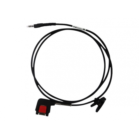 Zebra - Headset cable - headset connector male to 4-pole mini jack male - 1.1 m - for Zebra HS2100 - 0