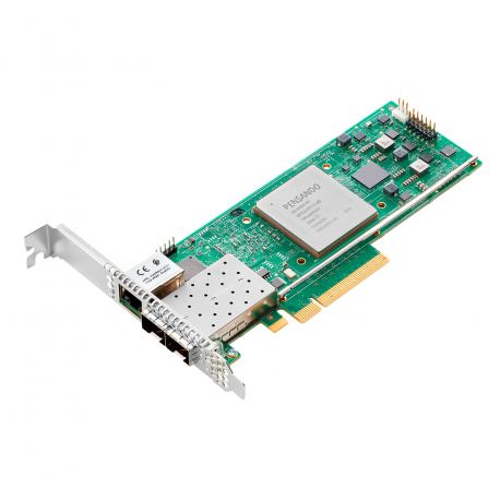 Pensando Distributed Services Platform DSC-25 Card - Network adapter - PCIe 3.0 x8 - 10Gb Ethernet  /  25Gb Ethernet SFP28 x 2 - for Nimble Storage dHCI Small Solution with HPE ProLiant DL360 Gen10; ProLiant DL360 Gen10 - 1