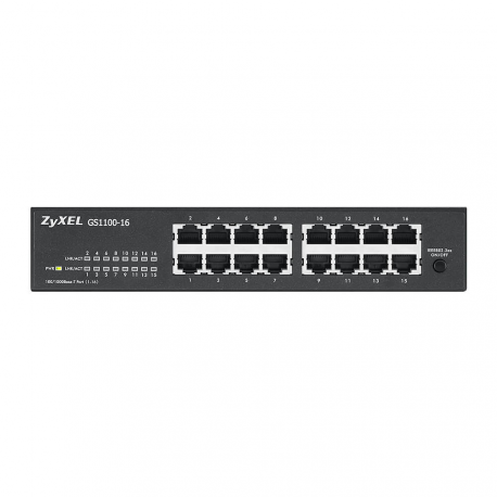 Zyxel GS-1100-16 V3 - Switch - 16 x 10 / 100 / 1000 - desktop - 6