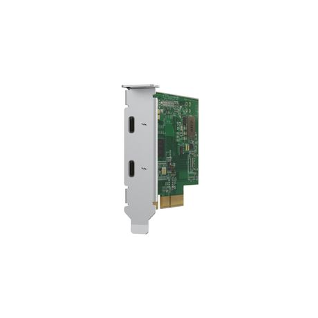 QNAP QXP-T32P - Thunderbolt adapter - PCIe 3.0 x4 low profile - Thunderbolt 3 x 2 - for QNAP TVS-H1288X, TVS-H1688X - 4