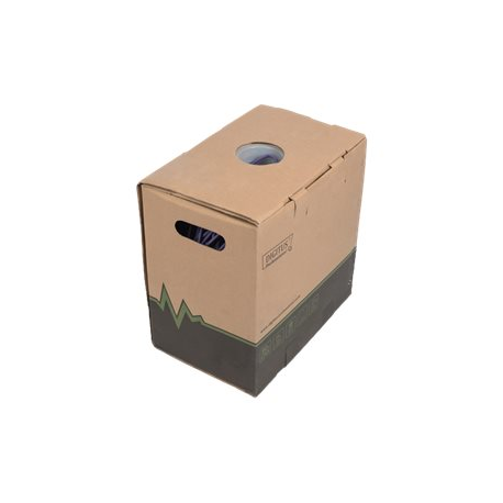 DIGITUS Professional - Bulk cable - 305 m - UTP - CAT 6 - halogen-free, solid - purple, RAL 4005 - 1