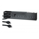 APC Service Bypass Panel - Power distribution unit (rack-mountable) - AC 120 V - 1500 VA - input: NEMA 5-15 - output connectors: 8 - black - for P / N: SCL400RMJ1U, SCL500RM1UNC, SMX1000C, SMX1500RM2UCNC, SMX750C, SRT5KRMXLW-TW