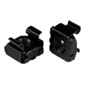 StarTech.com 10-32 Cage Nuts - 50 Pack - Rack Mount Clip Nuts - For Square Hole Server Rack - Black (CABCAGENUTS1032) - Cage nuts - black (pack of 50) - for P / N: 2POSTRACK42, 4POSTRACK12U, 4POSTRACK25U, 4POSTRACK42, RK1219WALHMR, RK1219WALHR