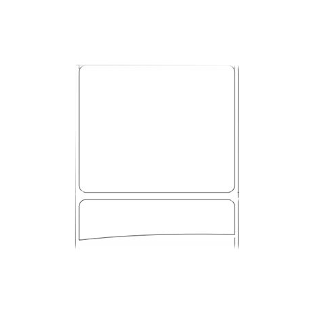 Zebra Z-Perform 1000D - Paper - permanent acrylic adhesive - uncoated - perforated - 6.2 mil - white - 69.85 x 57.15 mm 1000 label(s) (1 roll(s) x 1000) labels - 0