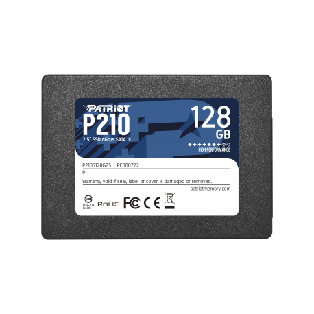 Patriot P210 - SSD - 128 GB - internal - 2.5" - SATA 6Gb / s - 0