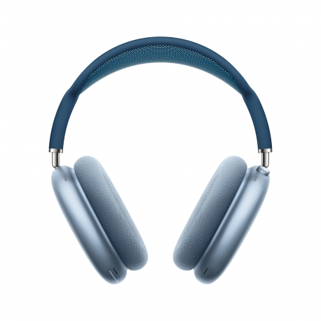 Apple AirPods Max - Headphones with mic - full size - Bluetooth - wireless - active noise cancelling - sky blue - for iPad / iPhone / iPod / TV / Watch - 0