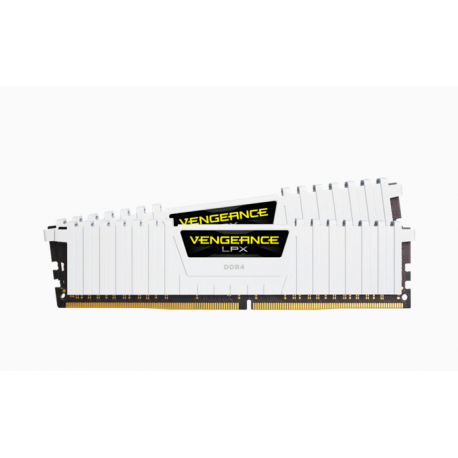 CORSAIR Vengeance LPX - DDR4 - kit - 32 GB: 2 x 16 GB - DIMM 288-pin - 3200 MHz / PC4-25600 - CL16 - 1.35 V - unbuffered - non-ECC - white - 0