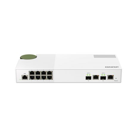QNAP QSW-M2108-2C - Switch - Managed - 2 x 10 Gigabit SFP+ + 8 x 2.5GBase-T - desktop - 1