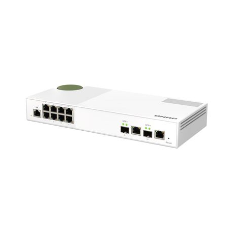 QNAP QSW-M2108-2C - Switch - Managed - 2 x 10 Gigabit SFP+ + 8 x 2.5GBase-T - desktop - 5