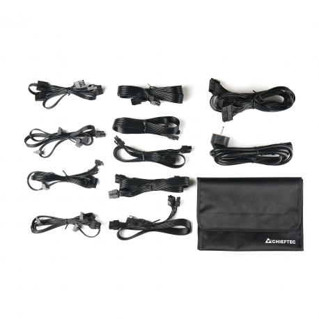 Chieftec Polaris Series - Power supply (internal) - ATX12V 2.3/ EPS12V - 80 PLUS Gold - AC 100-240 V - 850 Watt - active PFC - 2