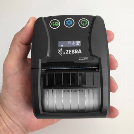 Zebra ZQ210 - Receipt printer - direct thermal - Roll (5.8 cm) - 203 dpi - up to 50 mm / sec - USB 2.0, NFC, Bluetooth 2.1 EDR, Bluetooth 4.1 LE - 3