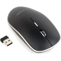 Gembird - Mouse - optical - 4 buttons - wireless - 2.4 GHz - USB wireless receiver - black
