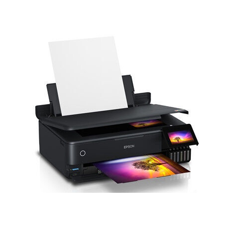 Epson EcoTank L8180 - Multifunction printer - colour - ink-jet - A3 (media) - up to 16 ppm (printing) - 100 sheets - USB, LAN, USB host, Wi-Fi(ac) - 5
