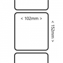 label roll, synthetic, 102x152mm