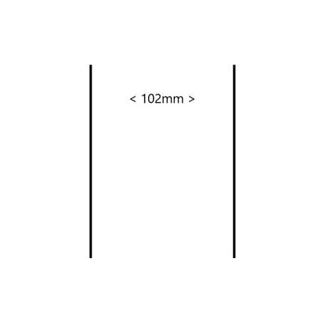 label roll, synthetic, 102mm - 0