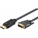 goobay - DisplayPort adapter - DisplayPort (M) to DVI-D (M) - 2 m