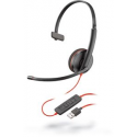 Poly Blackwire C3210 USB-A - 3200 Series - headset - on-ear - wired - USB - black