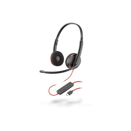 Poly Blackwire C3220 USB-C - 3200 Series - headset - on-ear - wired - USB-C - noise isolating - black - 0