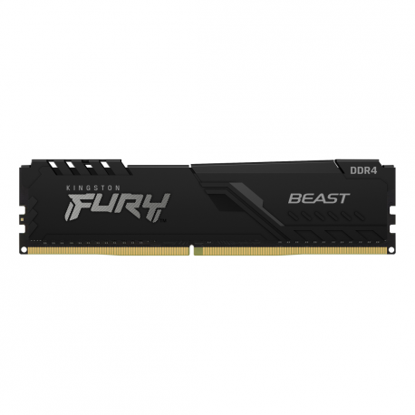 Kingston FURY Beast - DDR4 - module - 32 GB - DIMM 288-pin - 3200 MHz / PC4-25600 - CL16 - 1.35 V - unbuffered - non-ECC - black - 0